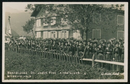 Beerdigung Dr. Jodok Fink Andelsbuch Bregenzerwald