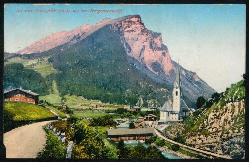 Au mit Canisfluh (2041 m) im Bregenzerwald