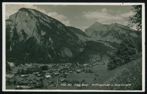 Au, Breg. Wald Mittagsfluh u. Didamskopf