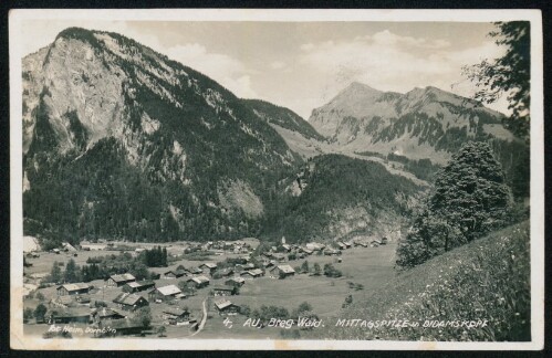 Au, Breg. Wald Mittagspitze u. Didamskopf