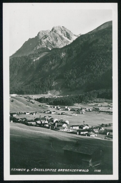 [Au] Rehmen g. Künzelspitze Bregenzerwald