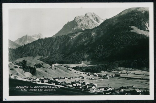 [Au] Rehmen im Bregenzerwald