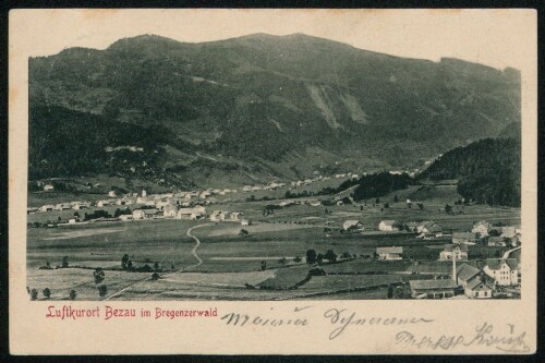Luftkurort Bezau im Bregenzerwald : [Correspondenz-Karte ...]