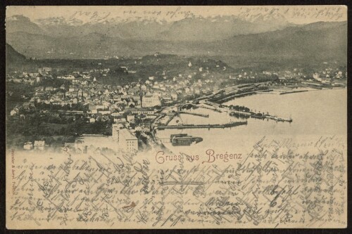Gruss aus Bregenz : [Correspondenz-Karte ...]