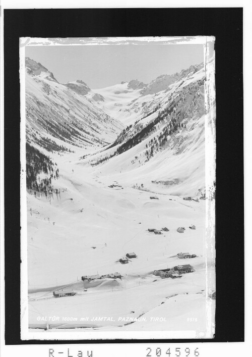 Galtür 1600 m mit Jamtal / Paznaun / Tirol