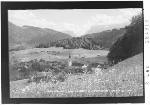 Schwarzenberg gegen Kanisfluh und Juppenspitze