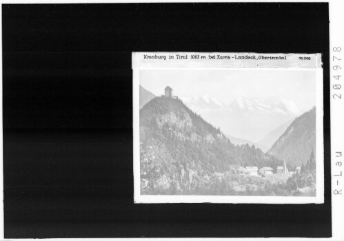 Kronburg in Tirol 1063 m bei Zams