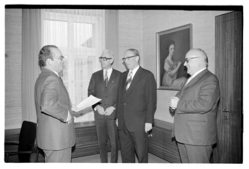 Hofrat Dekret an Dipl.-Ing. Hugo Gehring