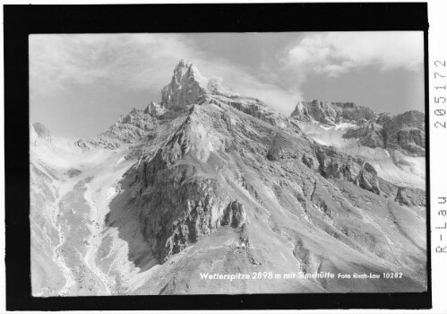 Wetterspitze 2898 m mit Simshütte