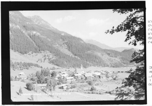 Vorderhornbach im Lechtal Tirol 973 m