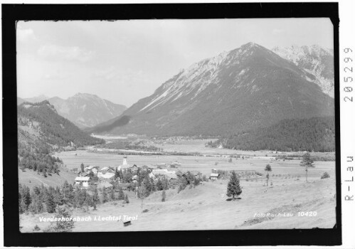 Vorderhornbach im Lechtal Tirol