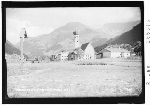 Heiterwang in Tirol mit Gartnerwand 2364 m