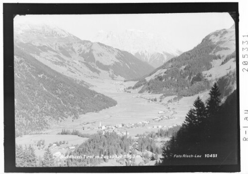 Bichlbach Tirol mit Zugspitze 2963 m