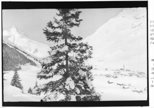 Galtür 1600 m mit Ballunspitze / Tirol