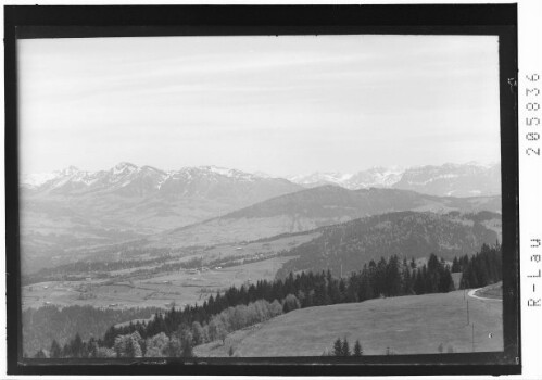 [Blick von der Pfänderdohle in den Bregenzerwald]