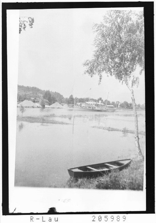 Fahrt auf dem Alten Rhein bei Gaissau : [Schaufelraddampfer auf dem Alten Rhein]