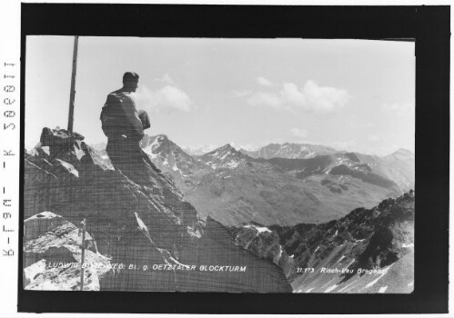 Ludwig Dürr Weg / Blick gegen Ötztaler Glockturm : [Blick vom Ludwig Dürr Weg in die Samnaungruppe und zum Glockturmkamm]