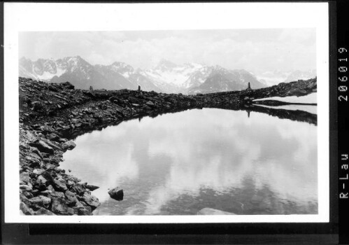 [Blick vom Ludwig Dürr Weg in die Silvretta mit Fluchthorn]