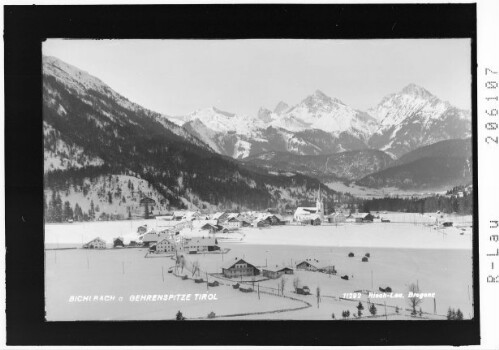 Bichlbach gegen Gehrenspitze