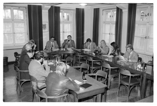 Stadthalter Mandl, Pressekonferenz