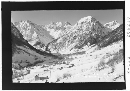 Brand bei Bludenz mit Scesaplana