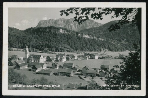 Bezau g. Canisfluh Breg. Wald