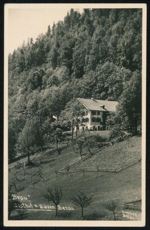  Brau  Gasthof z. Bären Bezau