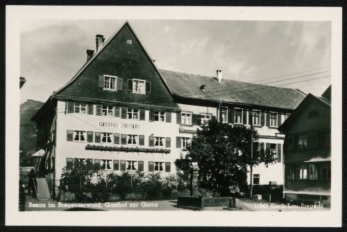 Bezau im Bregenzerwald, Gasthof zur Gams