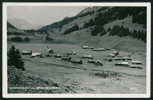 [Bezau] Schönenbach im Bregenzerwald