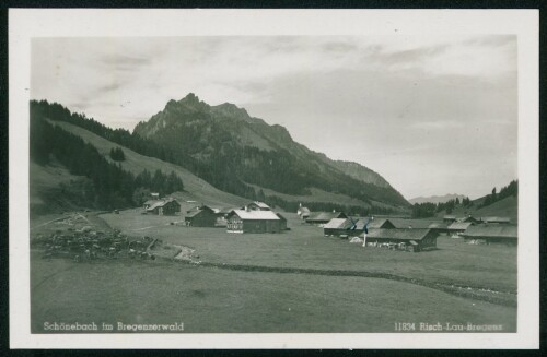 [Bezau] Schönebach im Bregenzerwald