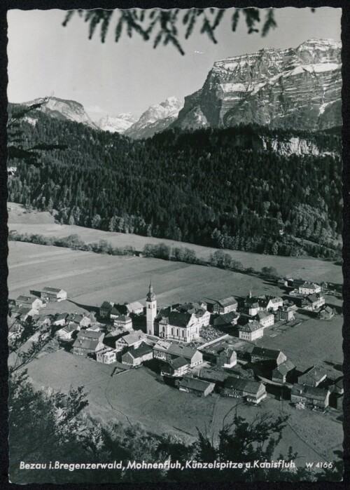 Bezau i. Bregenzerwald, Mohnenfluh, Künzelspitze u. Kanisfluh