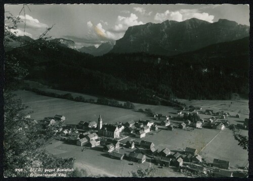 Bezau gegen Kanisfluh Bregenzerwald Vlbg.
