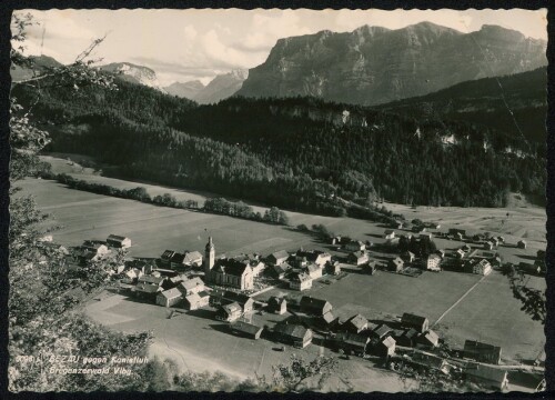 Bezau gegen Kanisfluh Bregenzerwald Vlbg.