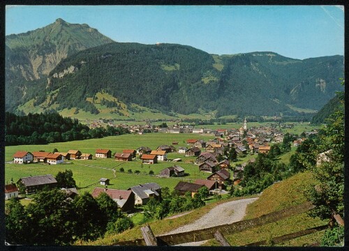 [Bezau] : [Bezau im Bregenzerwald gegen Hangspitze ...]