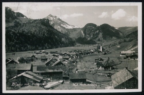 Bizau mit Hangspitze