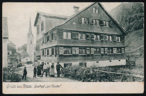 Gruss aus Bizau Gasthof  zur Taube  : [Postkarte ...]