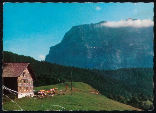 [Bizau] : [Haus Künzler, Bizau, Vorarlberg, Blick gegen Kanisfluh ...]