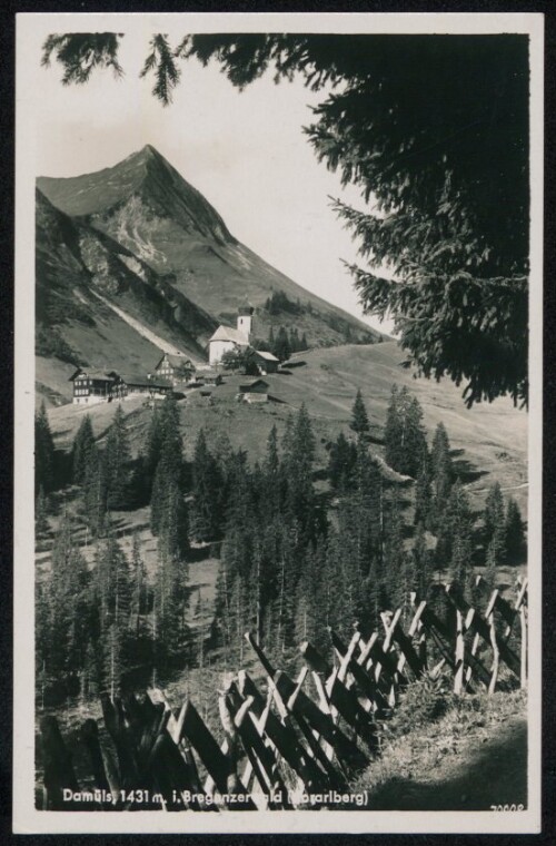 Damüls, 1431 m. i. Bregenzerwald (Vorarlberg)