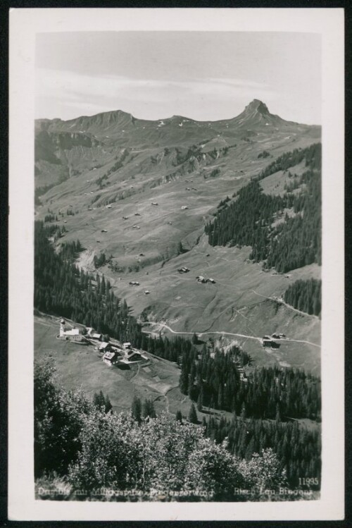 Damüls mit Mittagspitze Bregenzerwald