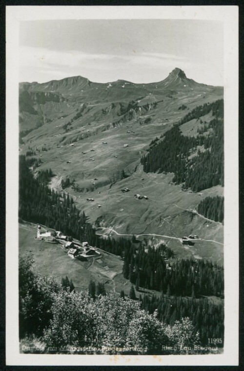 Damüls mit Mittagspitze Bregenzerwald