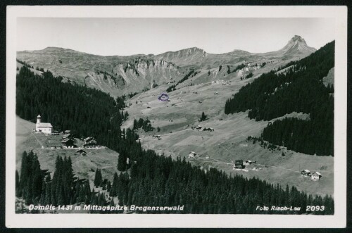 Damüls 1431 m Mittagspitze Bregenzerwald