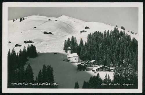 Wintersportplatz Damüls 1430 m