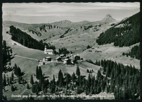 Damüls geg. Damülser Mittagspitze, Bregenzerwald / Vlbg.