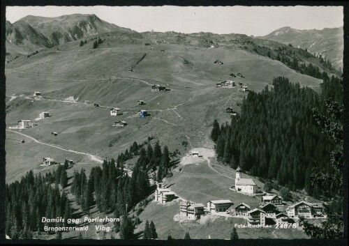 Damüls geg. Portlerhorn Bregenzerwald Vlbg.