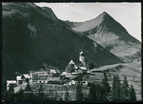 Damüls gegen Damülser Horn, Bregenzerwald