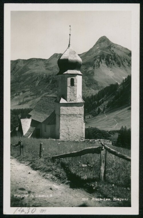 Kirche in Damüls