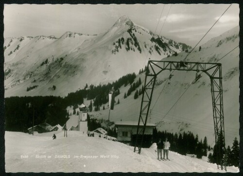Skilift in Damüls im Bregenzer Wald Vlbg.