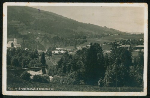 Egg im Bregenzerwald (600-860 m)