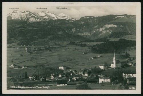 Egg i. Bregenzerwald (Vorarlberg) : Hangspitze : Guntenhang : Mörzelspitze