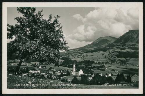 Egg mit Winterstaude Bregenzerwald